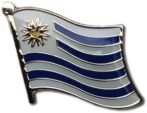 Vista 2 de Flagline Uruguay - Pin Nacional de Solapa
