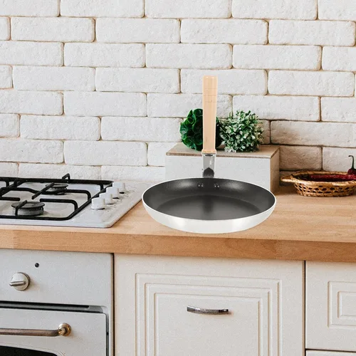 Vista 6 de Sartén de huevo antiadherente japonés Oyakodon Mini sartén para tortilla, sartén pequeña para huevos, práctica sartén de metal, mango de aislamiento
