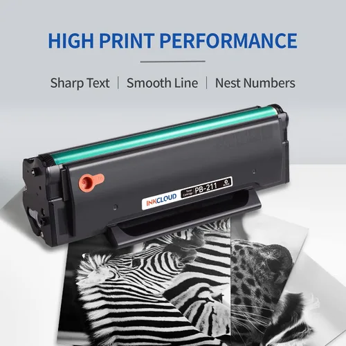 Vista 4 de INKCLOUD Cartucho de tóner negro PB-211 PB-211 EV compatible con impresoras Pantum P2200, P2500W, P2502W, M6500NW, M6550NW, M6552NW, M6600NW