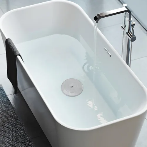 Vista 7 de TJ POP Tapón de silicona para tina, paquete de 4 unidades, tapón de drenaje grande para bañera, cubierta de drenaje plana de succión para cocina