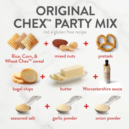 Vista 8 de Chex de maíz sin gluten, cereal para el desayuno, ingrediente casero de Chex Mix, 12 oz