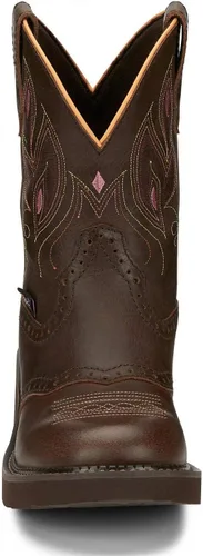 Vista 5 de Justin Gemma Shetland Western Boot Punta Redonda - L9526