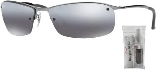 Vista 2 de Ray-Ban RB3183 Sunglasses For Men BUNDLE with Designer iWear Complimentary Eyewear Care Kit