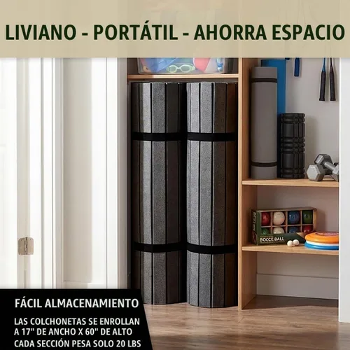 Vista 5 de Dollamur 10'x10'x1.25" Jiu-Jitsu Mat, Tatami, FLEXI-Connect Rojo