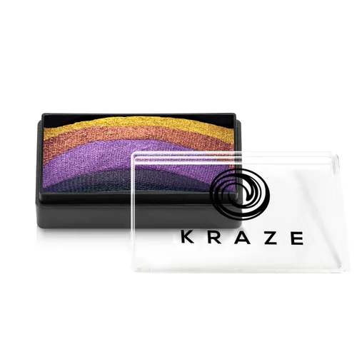 Vista 11 de Kraze FX Dome Stroke The Royal Family - Cleopatra (0.88 oz), pintura profesional de cara y cuerpo de un solo trazo, pintura facial y corporal