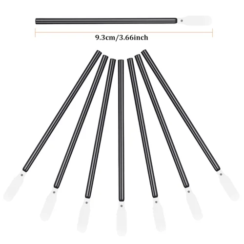 Vista 3 de Chinco 200 piezas de hisopos de espuma con punta de esponja, hisopos de espuma con punta de esponja para impresora de inyección de tinta, cabezal