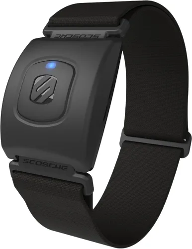 Vista 2 de Scosche Rhythm+ Brazalete monitor de frecuencia cardíaca - Brazalete óptico con monitor de frecuencia cardíaca con radio de banda dual ANT+