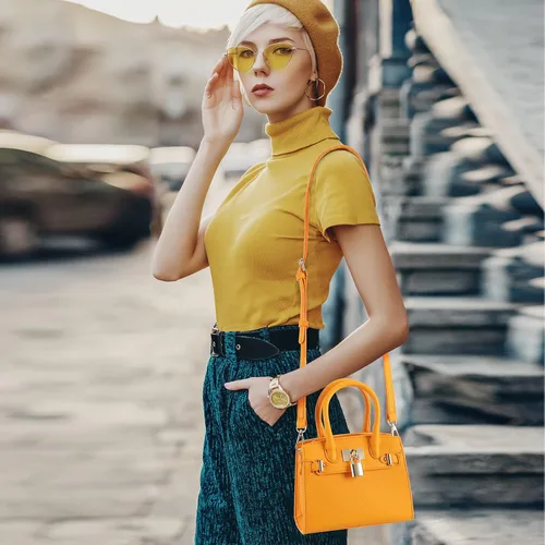 Vista 3 de STAISE Bolso bandolera de cuero vegano para mujer, bolso de hombro cruzado de moda, bolso pequeño con asa superior, bolso de noche