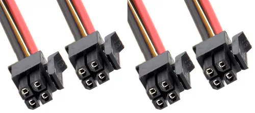 Vista 10 de xiwai ATX Cable de alimentación para Molex Micro Fit conector 4Pin macho a macho 23.6 in