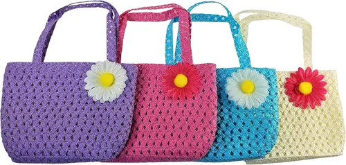 Vista 2 de Mariposa Twinkles Chicas Té Party Sombreros Bolsos Boas Juego de Vestir Juego para 4 Sombreros de Sol Disfraces