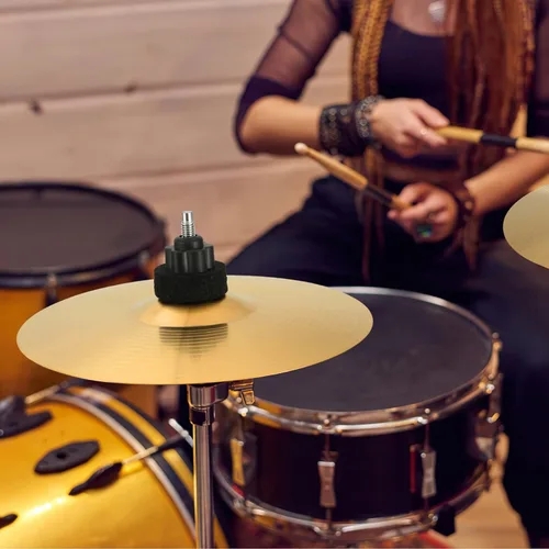 Vista 9 de Crash Cymbal: Platillo de latón de 8 pulgadas para kit de batería - Sonido nítido y fuerte para bateristas profesionales y aficionados