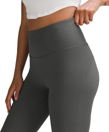 Vista 7 de Unthewe Leggings acampanados de cintura alta para mujer, control de abdomen, pantalones casuales para yoga, entrenamiento, gimnasio