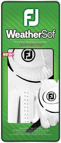 Vista 4 de FootJoy Women's WeatherSof Golf Glove Blanco