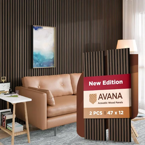 Vista 55 de Paquete de Muestras de Color de Paneles de Pared Acústicos Avana - Paneles de Madera Premium para Decoración de Paredes - Insonorización