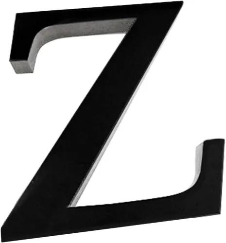 Vista 8 de Pegatinas de pared para pared, calcomanías para el hogar, 26 letras 3D, calcomanías de arte acrílico, decoración del hogar Y