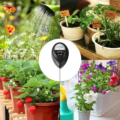 Vista 5 de Medidor de Humedad del Suelo de Sonda Larga Extendida, Paquete de 2 Medidores de Agua para Plantas, Medidor de Suelo, Sensor de Humedad, Higrómetro