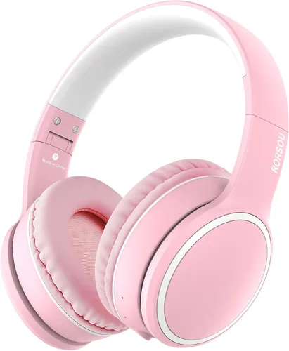 Vista 10 de B10 auriculares Bluetooth supraaurales, 2 modos de música EQ (Normal/Graves) y 50 horas de reproducción, auriculares inalámbricos con micrófono