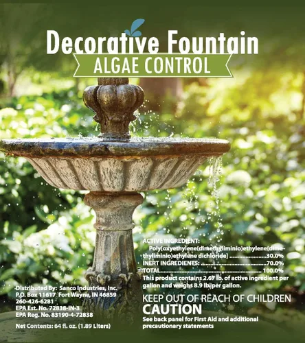 Vista 6 de Fuente de algicida y clarificador - 64oz - Mata e inhibe todo tipo de crecimiento de algas, formulado para estanques pequeños y características