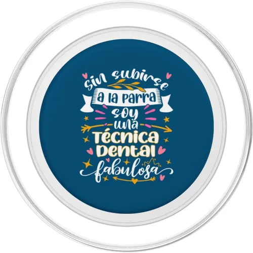Vista 2 de Tecnica Dental Fabulosa Divertido Mujer Odontología Regalos PopSockets MagSafe PopGrip para iPhone