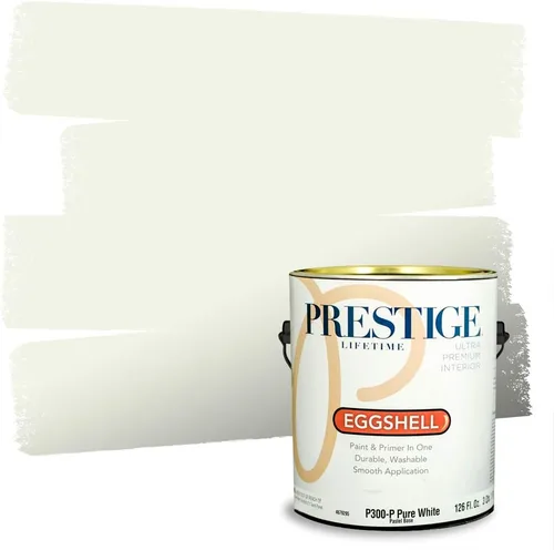 Vista 22 de PRESTIGE Pintura exterior e imprimación en uno, aloe, plano, 1 galón