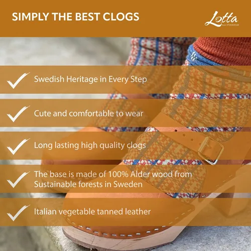 Vista 4 de Lotta de Stockholm Highwood Zuecos en marrón aceitado Nubuck