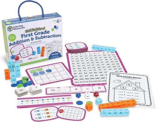 Vista 7 de Learning Resources Skill Builders Matemáticas para Jardín de Infantes en Grupo Pequeño, Elementos Manipulativos de Matemáticas, Actividades STEM