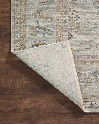 Vista 8 de Loloi Magnolia Home Millie Sky/Gold - Alfombra de área de 7'-10" x 10' Cielo/Oro
