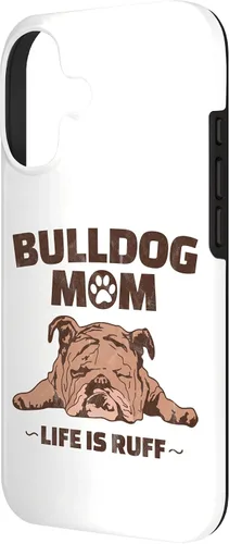 Vista 2 de Funny English Bulldog Gift - English Bulldog Mom Case for iPhone 17
