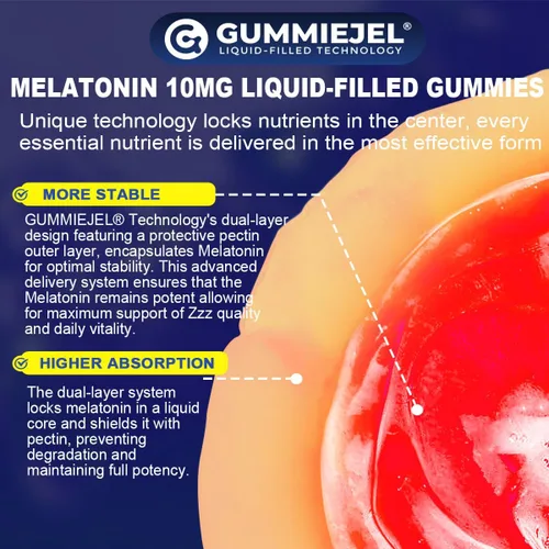 Vista 7 de Nextdia Gomitas de melatonina sin azúcar, 10 mg 20 mg de glicinato de magnesio y melatonina para adultos, Ashwagandha, L-teanina, B6, B12, bálsamo