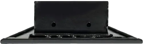 Vista 3 de BUILDMART - Difusor de ranura lineal de 24" - (2 ranuras) doble ranura - Ventilación de aire decorativa negra - Cubierta de ventilación de CA