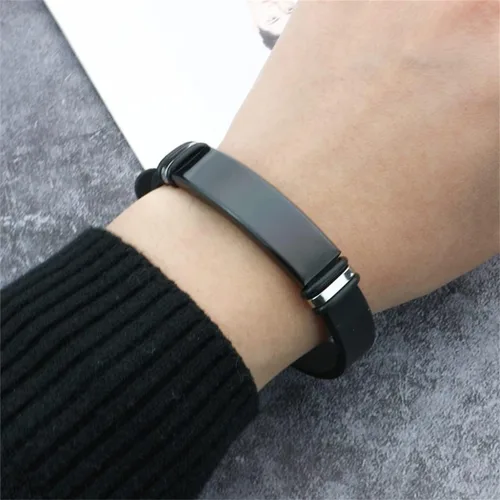 Vista 3 de ForeverWill - Pulsera judía de estrella de David con estrella religiosa de Jerusalén Mogen David Star Pulsera de cuero para mujeres y hombres