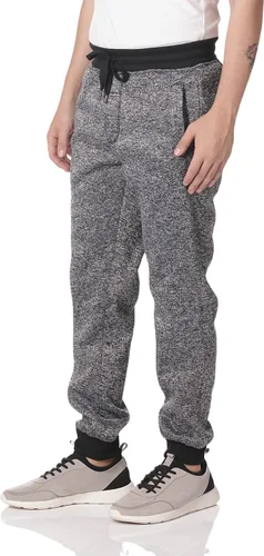 Vista 3 de Southpole Men's Marled Fleece Sweatpants - Regular and Big & Tall Sizes