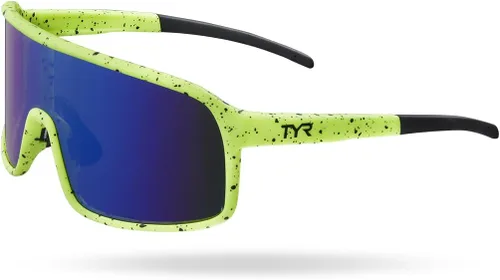 Vista 3 de TYR Gafas de sol Viejo HTS unisex, azulverde fluorescente, talla única, Azulverde fluorescente