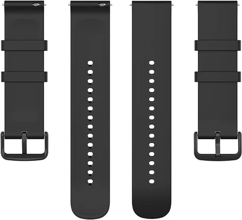 Vista 8 de ECSEM - Correas de repuesto compatibles con CanMixs Smart Watch, correa de silicona transpirable de 0.787 pulgadas, correas ajustables de liberación