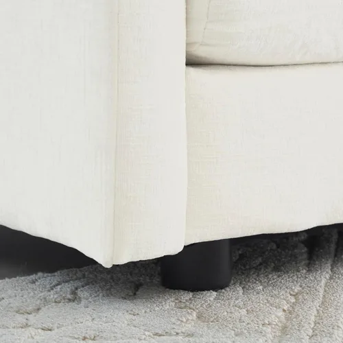 Vista 9 de Sofá modular de felpilla de 111.4 pulgadas, moderno juego de sofá de 3 asientos con asiento profundo, cómodo sofá nube con cojín de espuma doble