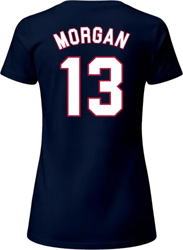 Vista 5 de Icon Sports Camiseta de algodón con licencia oficial del equipo nacional de fútbol femenino de EE. UU. - Mujeres - 67WCT