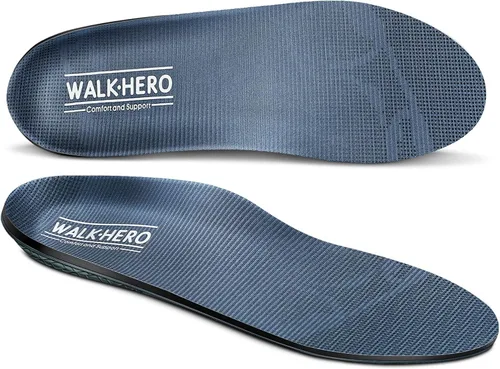 Vista 9 de Plantillas Walkhero para Alivio del Dolor de Fascitis Plantar, Soporte Alto para Arco, Inserciones Ortopédicas para Zapatos, Alivio para Pies Planos