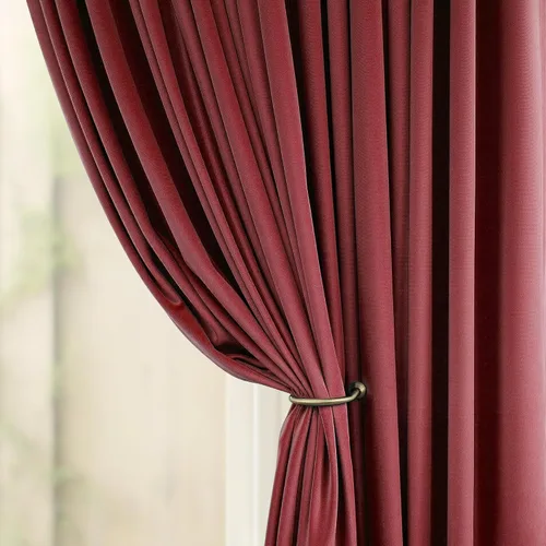 Vista 46 de Cortinas de terciopelo opacas para oscurecer la habitación de 63 pulgadas de largo para sala de estar, comedor, 2 paneles, privacidad pesada