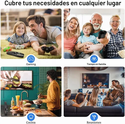 Vista 6 de Voice Magic - Control remoto para LG TV de repuesto con batería