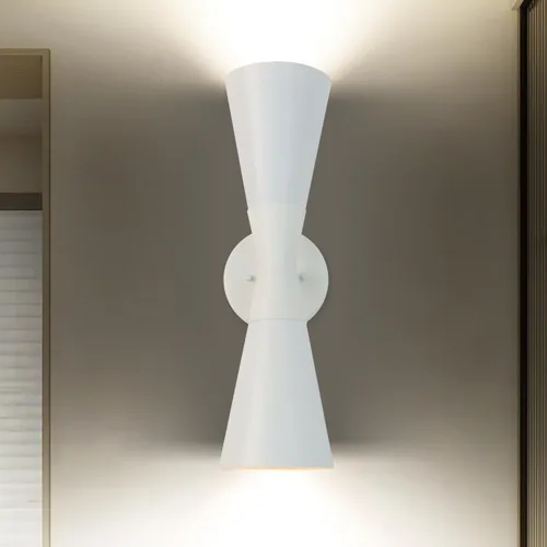 Vista 9 de Aplique de pared para baño, apliques modernos negros de 13 pulgadas, decoración de pared, accesorios de pared interiores para sala de estar