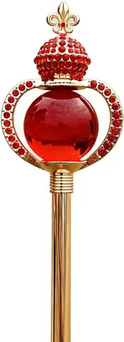 Vista 8 de Queen Scepter - Varita de princesa rubí incrustada para concurso de boda Púrpura