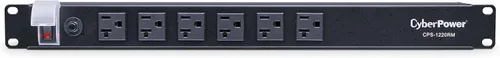 Vista 9 de Montaje del rack PDU Cyberpower Cps-1220 Rms, conector múltiple, 12 salida 20 A, 2400 VA, 1800 julios 15 A Negro