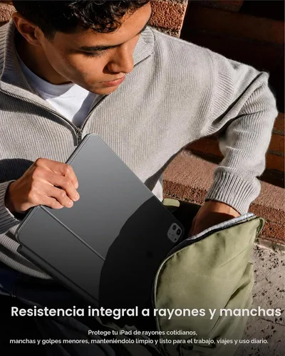 Vista 11 de HOU Funda para iPad Pro de 11 pulgadas con teclado M5 2025/M4 2024 (SOLAMENTE), funda de teclado Magic Keyboard iPad Pro de 11 pulgadas