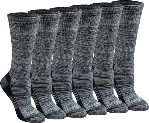 Vista 6 de Dickies Women's Dri-Tech Fashion Moisture Control Crew Socks (6, 12 Pairs)