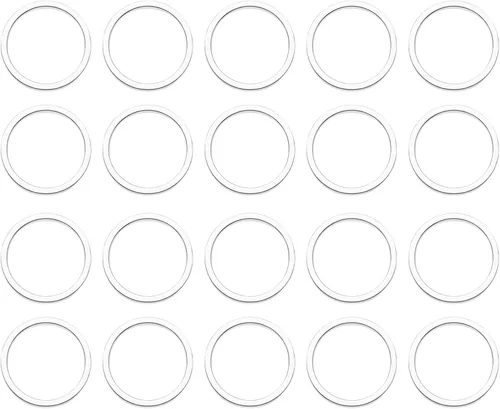 Vista 12 de uxcell Anillos de enlace redondos de bisel de círculo hueco de latón, conectores de joyería para pendientes, collares, fabricación de joyas