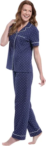 Vista 3 de PajamaGram Womens Pajamas - PJ For Women Set, Short Sleeve, 100% Cotton