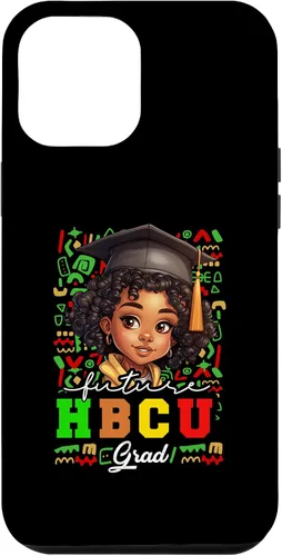 Vista 26 de Future HBCU Grad Black Girl Kids Graduation HBCU College Case for iPhone 16