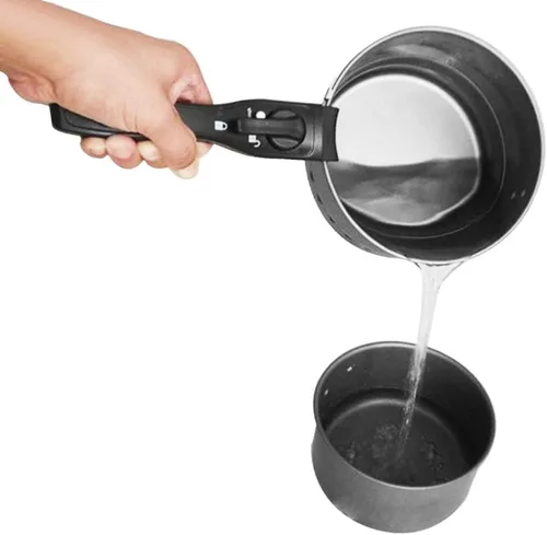 Vista 7 de Mango universal para olla, mango extraíble, antiquemaduras, adecuado para diferentes estufas, fácil de instalar y quitar (negro)