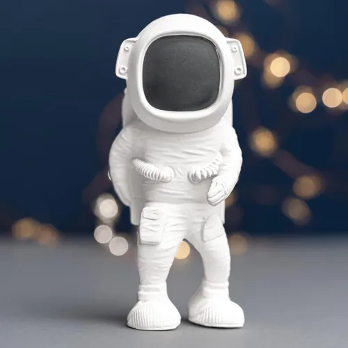 Vista 4 de AstroGNAW (blanco) Juguete de goma natural para bebé, dentición, baño y juego sensorial