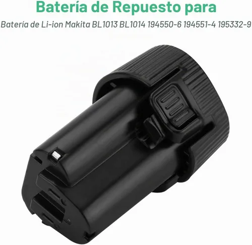 Vista 3 de Shentec Paquete de 2 baterías de 10.8 V 3000 mAh compatibles con Makita BL1013